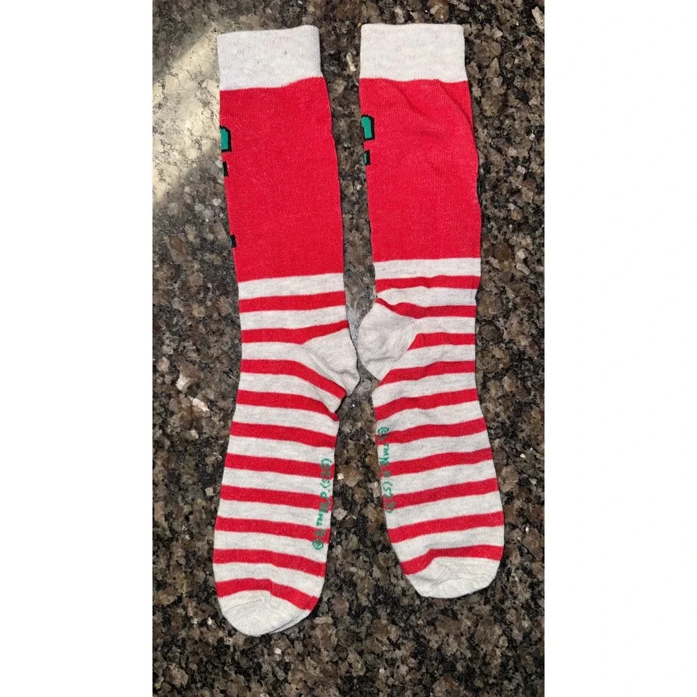 Christmas Sock Bundle Buddy the Elf Striped Crew & Ankle Socks 2 Pair